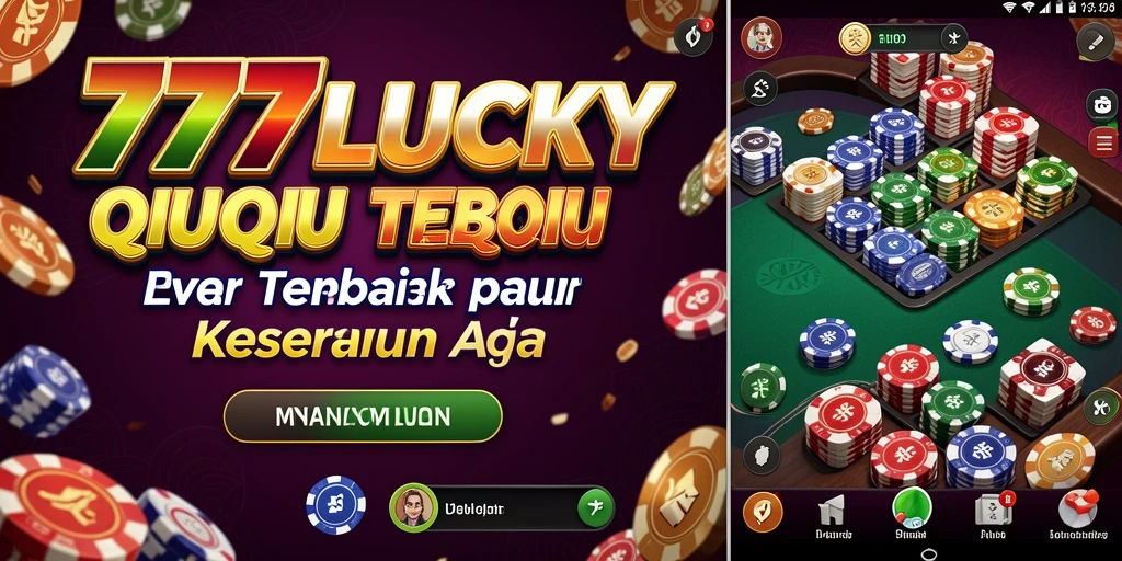 Screenshot gameplay seru dari 777LUCKY yang menampilkan aksi QiuQiu.