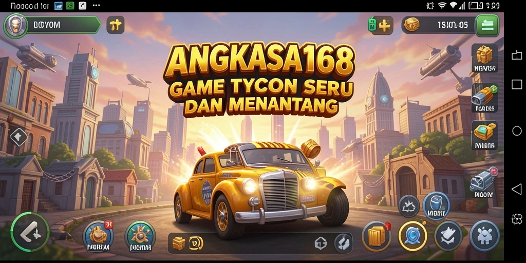 Gameplay Tycoon yang seru dan menantang di ANGKASA168.