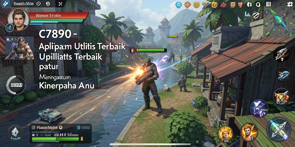 Tampilan antarmuka C7890 yang intuitif dan menarik.