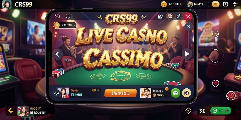 Gameplay Live Casino yang memikat dengan dealer profesional.