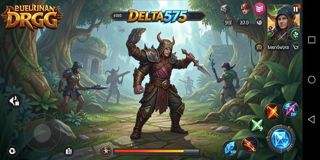 Gameplay seru dan grafis memukau di DELTA575.