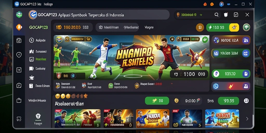 Tampilan gameplay GOCAP123 menunjukkan taruhan olahraga yang seru.