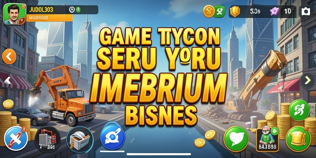 Tampilan gameplay seru dari JUDOL303 yang melibatkan strategi Tycoon.