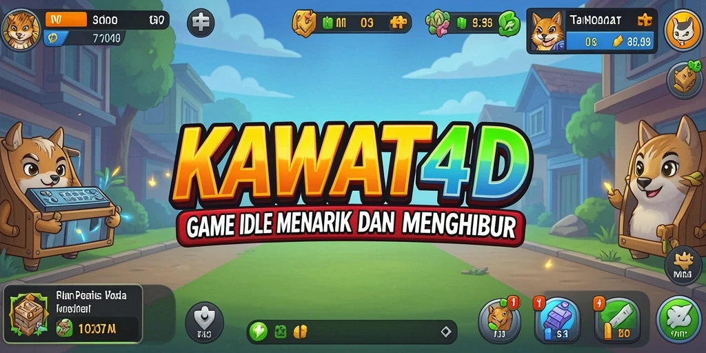Tampilan gameplay KAWAT4D yang menampilkan aksi Idle yang seru.