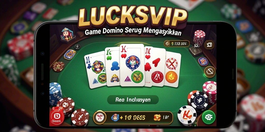 Screenshot gameplay Domino LUCKSVIP yang menarik dan interaktif.