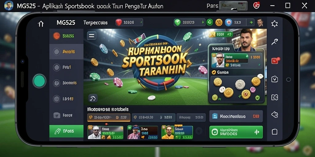 Tampilan gameplay MG525 yang menarik dengan berbagai opsi taruhan olahraga.