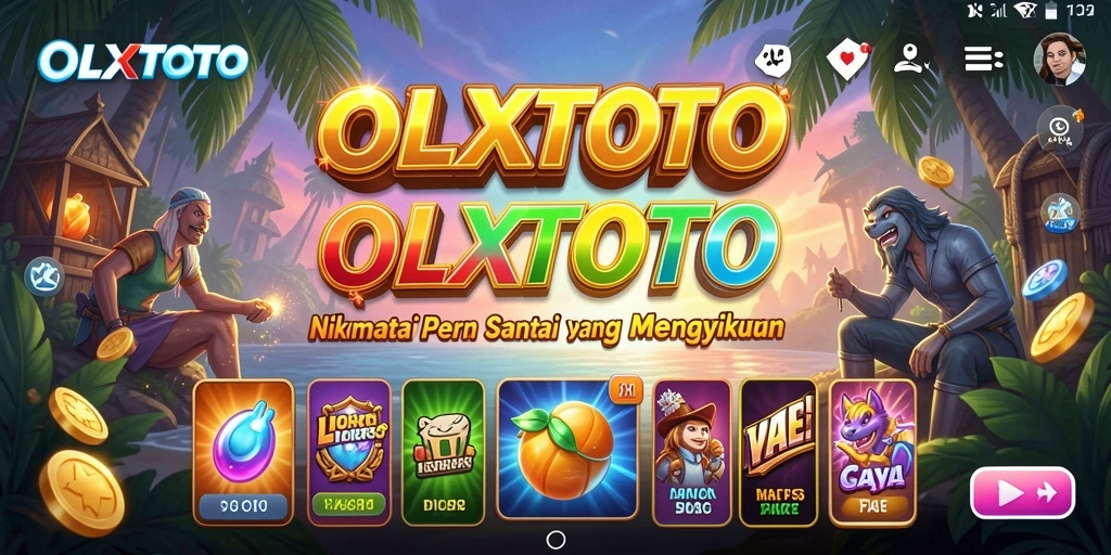 Tampilan gameplay OLXTOTO yang ceria dan mengasyikkan.