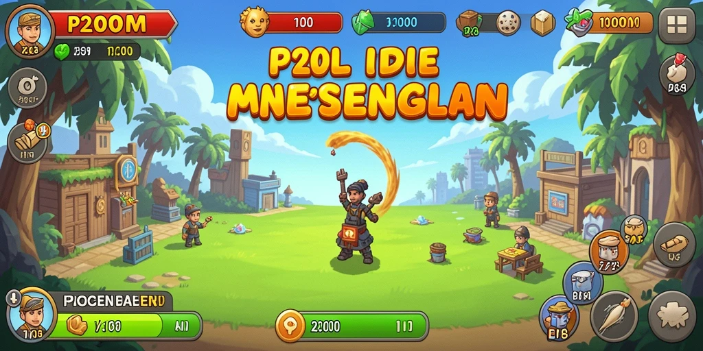 Tampilan gameplay P200M yang menawan dan adiktif.