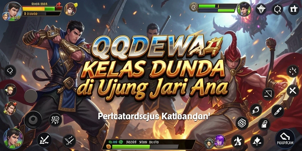 Gameplay intens dari QQDEWA di arena pertarungan yang spektakuler.