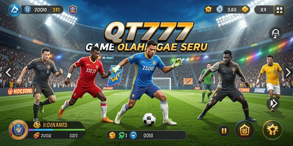 Tampilan menegangkan dari gameplay QT777 yang menggugah semangat olahraga.