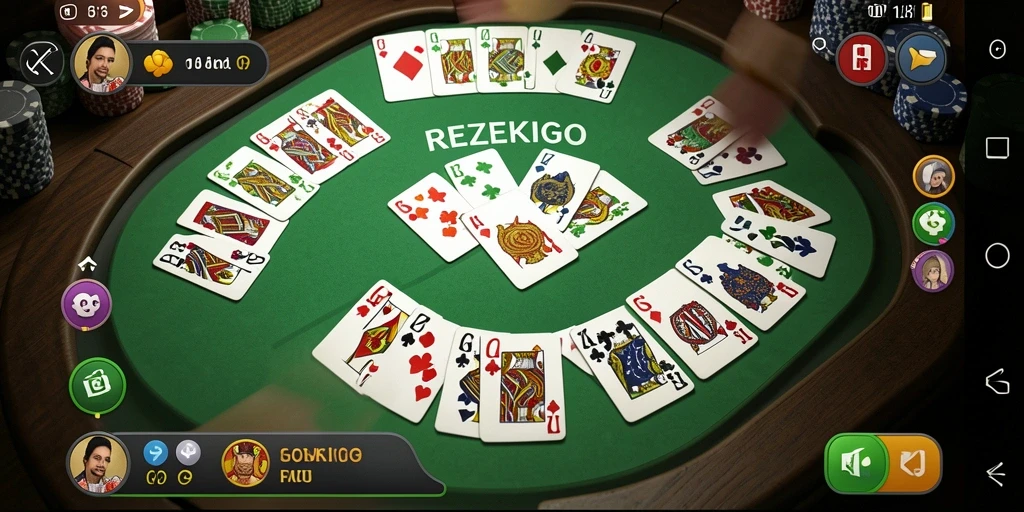 Tampilan gameplay REZEKIGO yang seru dan menarik.