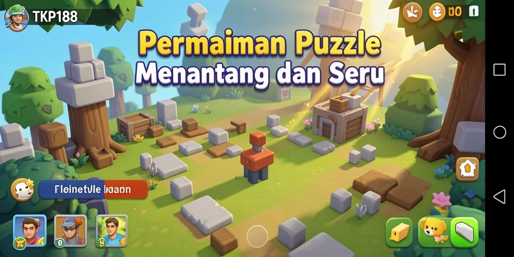Tampilan gameplay seru dari TKP188 dengan berbagai puzzle menantang.