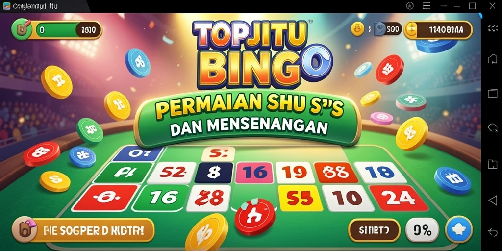 Screenshot gameplay TOPJITU menampilkan suasana Bingo yang seru dan interaktif.